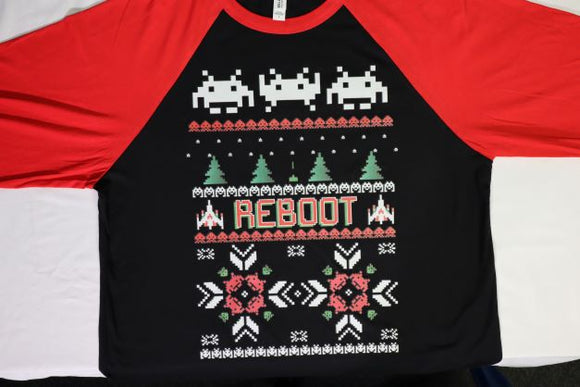 Limited Edition REBOOT CHRISTMAS Unisex Baseball T-Shirt