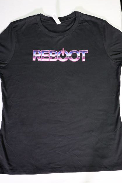 REBOOT Ladies Black T-Shirt
